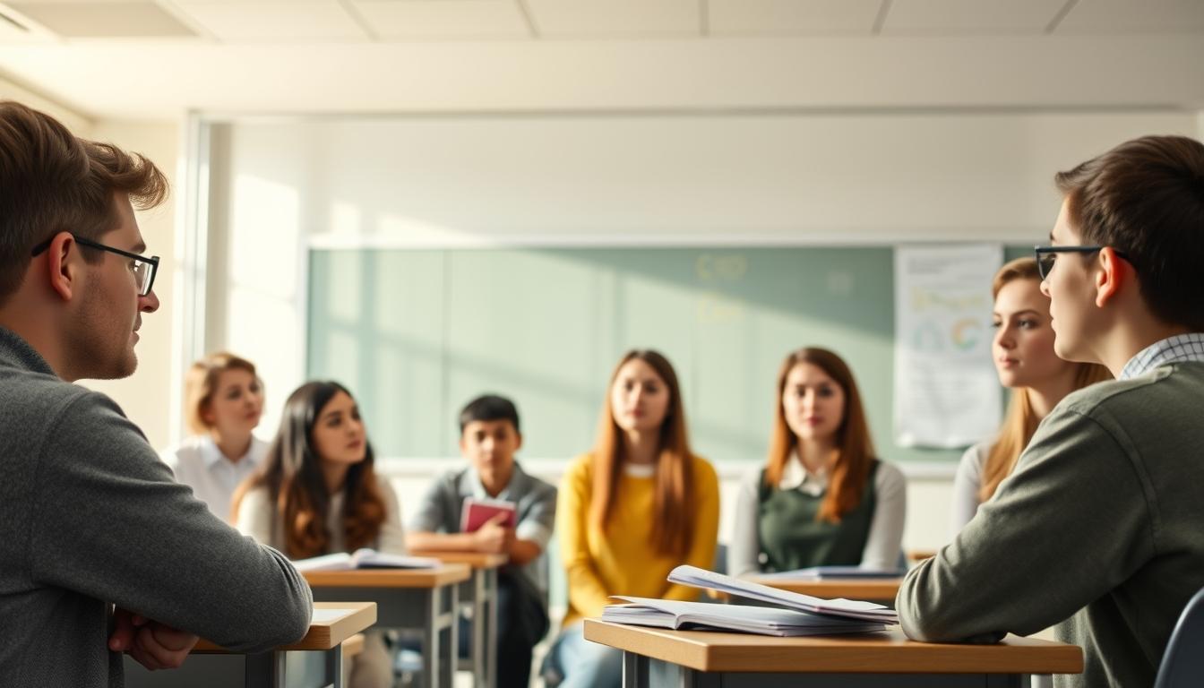 Students collaborating in study space